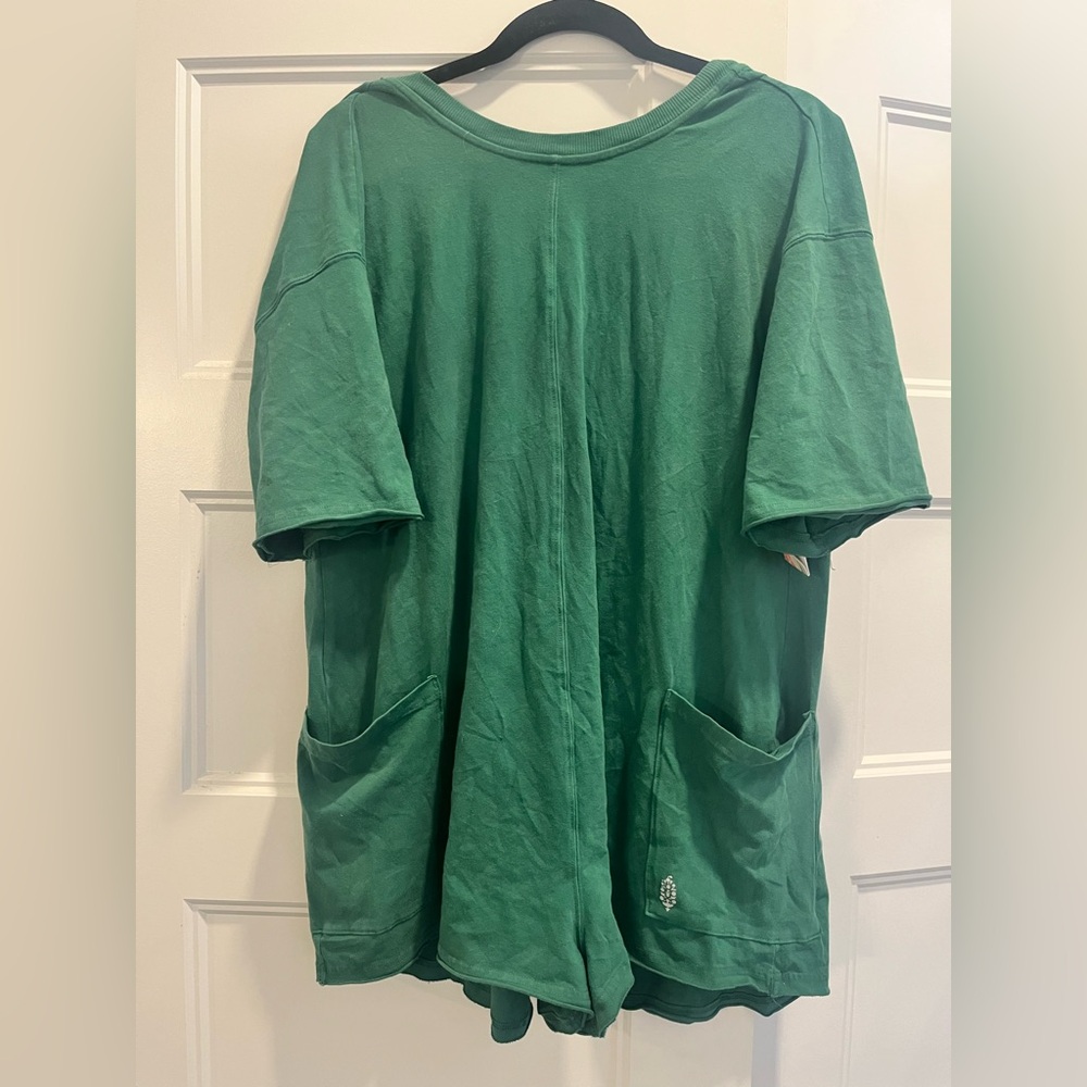 Free People Green Jumpsuit